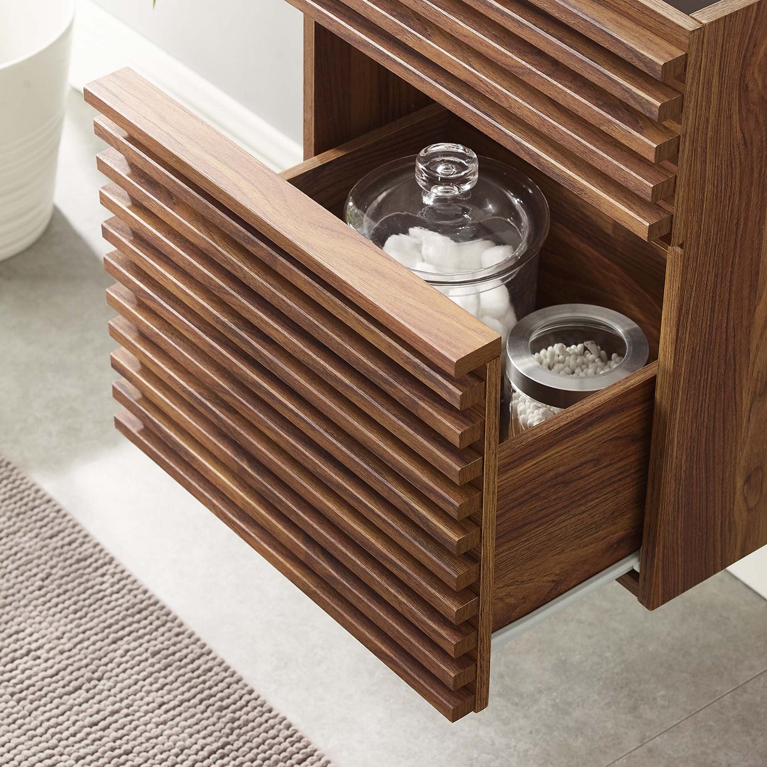 Render Wall-Mount Bathroom Cabinet Basin Not Included by Modway