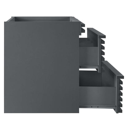 Render 30&quot; Wall-Mount Bathroom Vanity (Sink Basin Not Included) By HouseBean