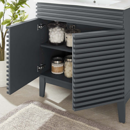 Render 30&quot; and 36&quot; Bathroom Cabinets Basin Not Included by Modway