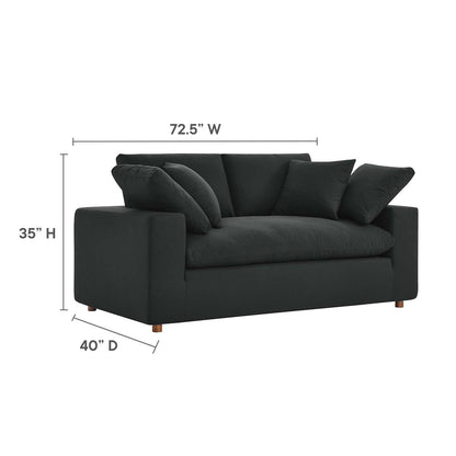 Commix Down Filled Overstuffed Loveseat By HouseBean