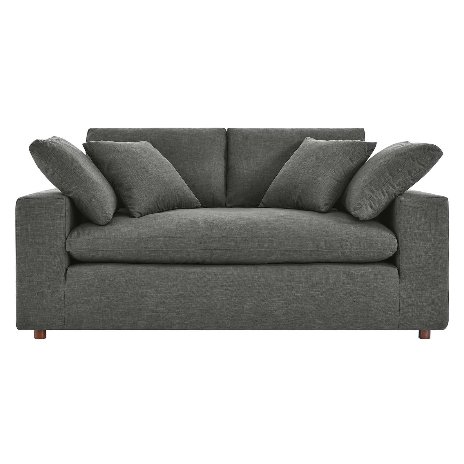 Commix Down Filled Overstuffed Loveseat By HouseBean