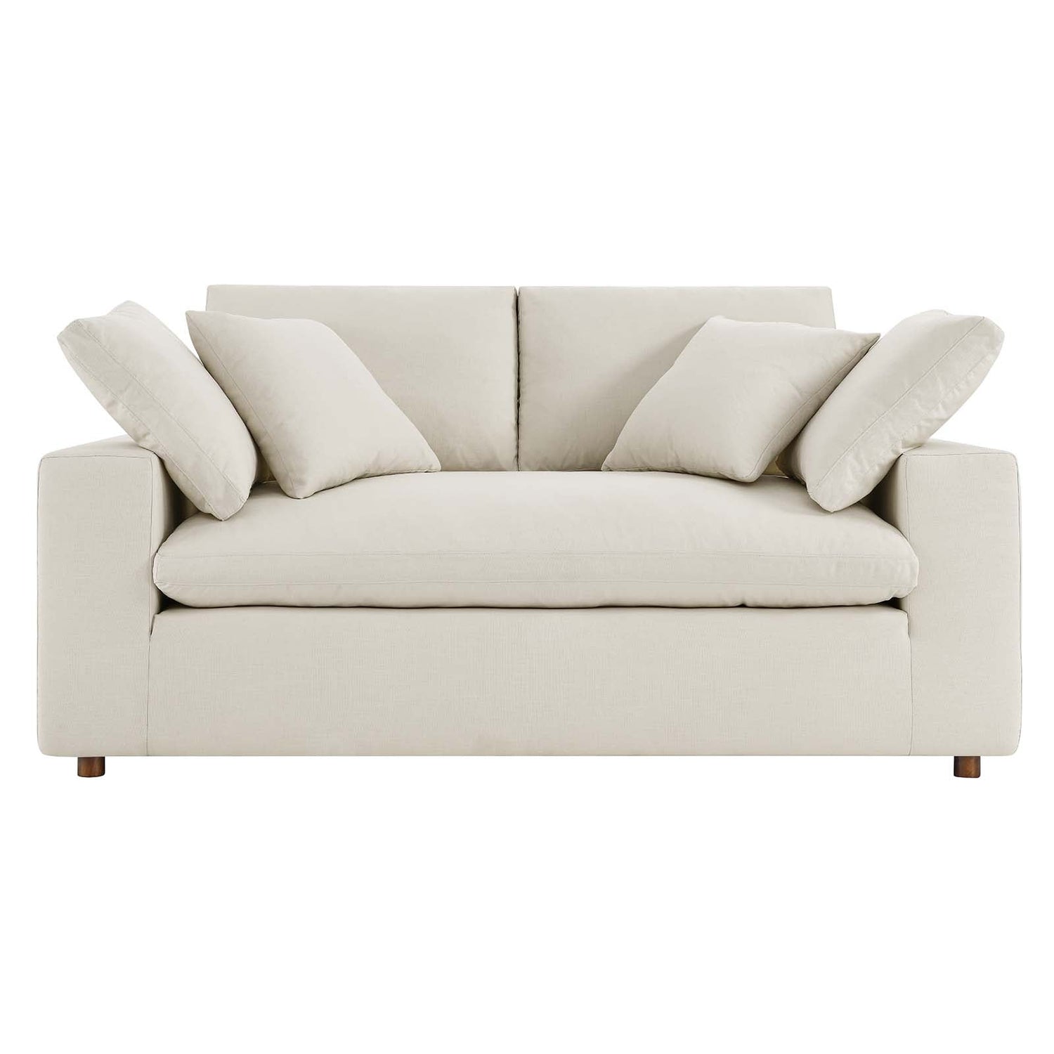 Commix Down Filled Overstuffed Loveseat By HouseBean