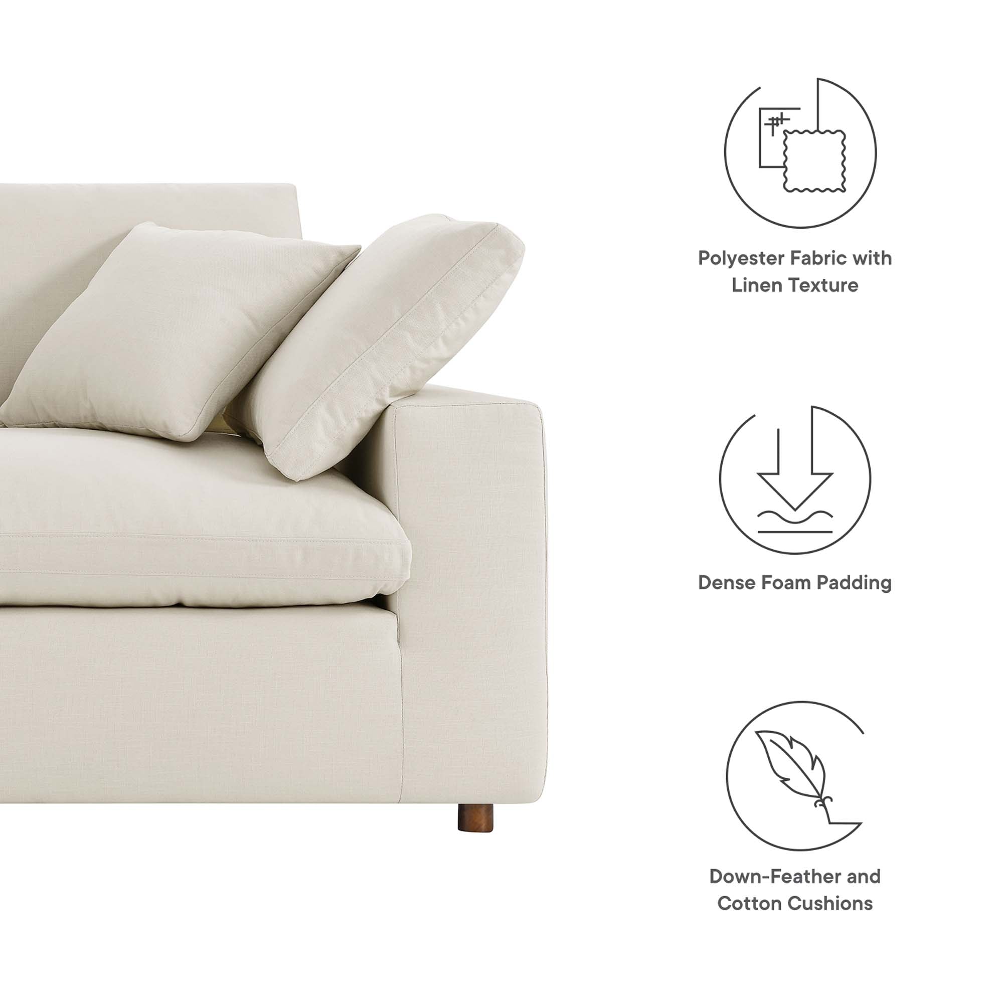 Commix Single Loveseat by Modway