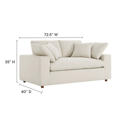 Commix Down Filled Overstuffed Loveseat By HouseBean