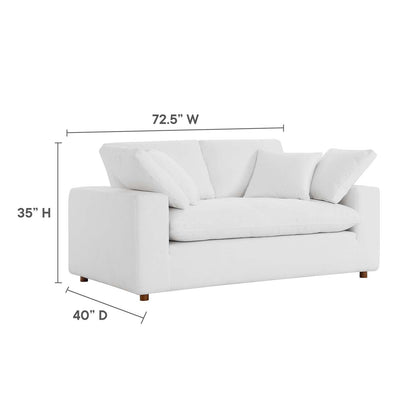 Commix Down Filled Overstuffed Loveseat By HouseBean