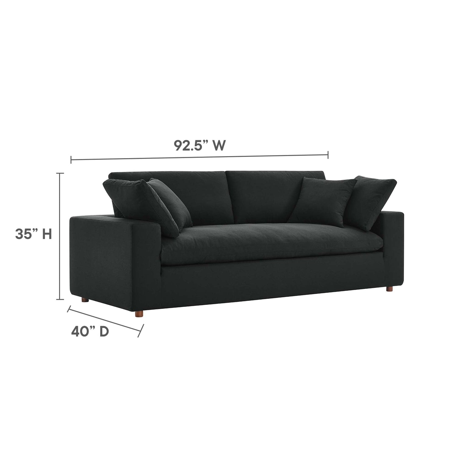 Commix Single Sofa by Modway