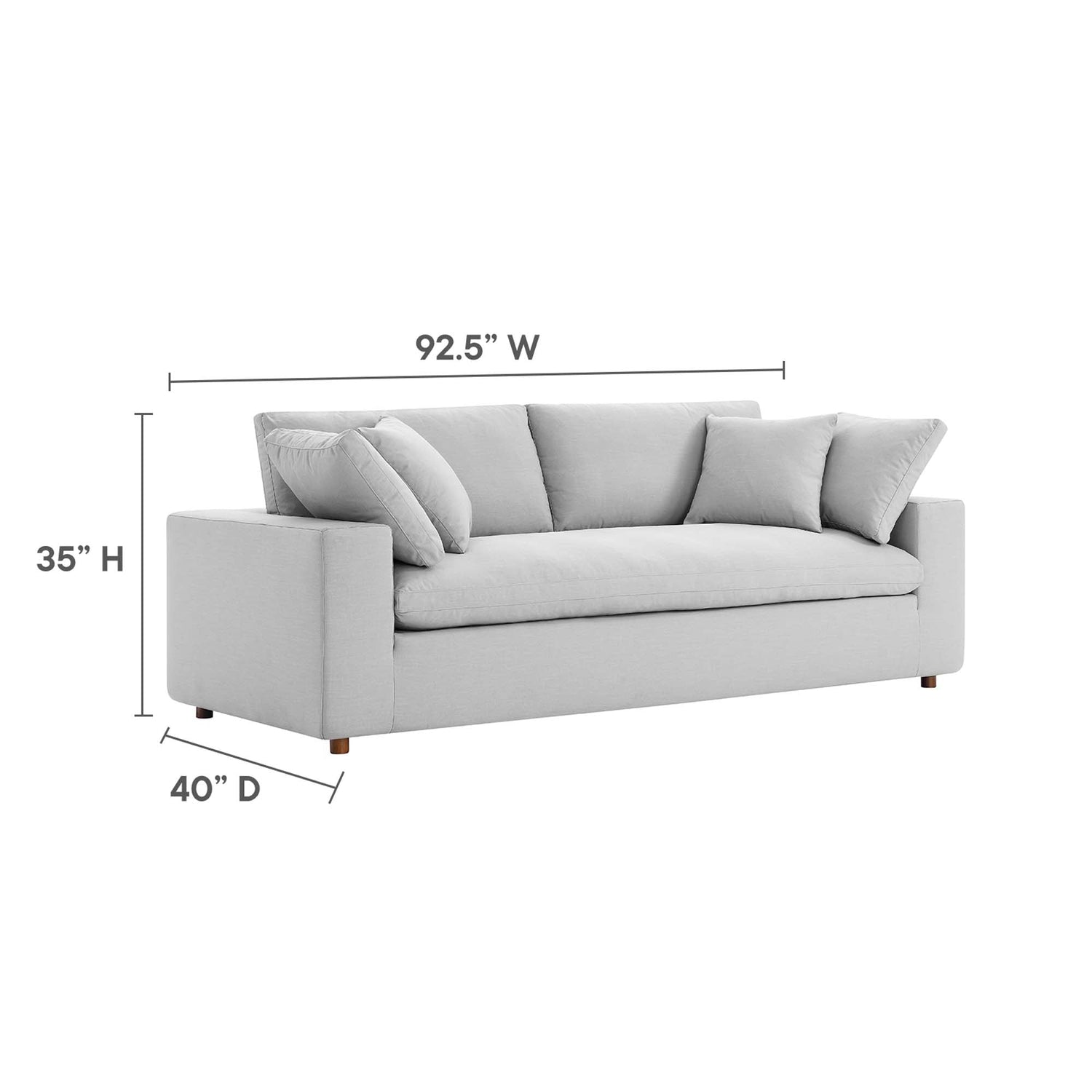 Commix Single Sofa by Modway