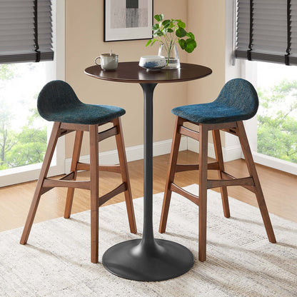 Lippa Round Wood Bar Table by Modway