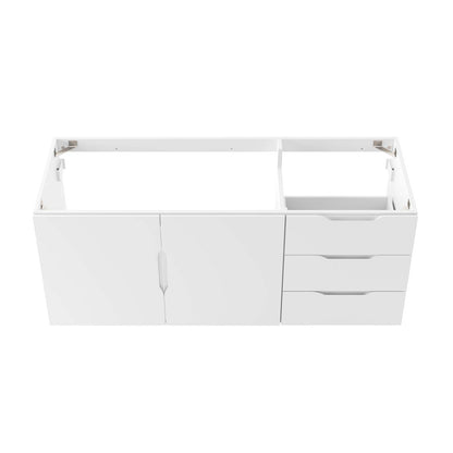 Vitality 48&quot; Double or Single Sink Compatible (Not Included) Bathroom Vanity Cabinet By HouseBean