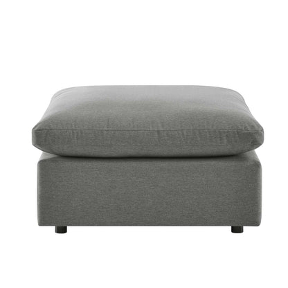 Commix Overstuffed Outdoor Patio Ottoman By HouseBean