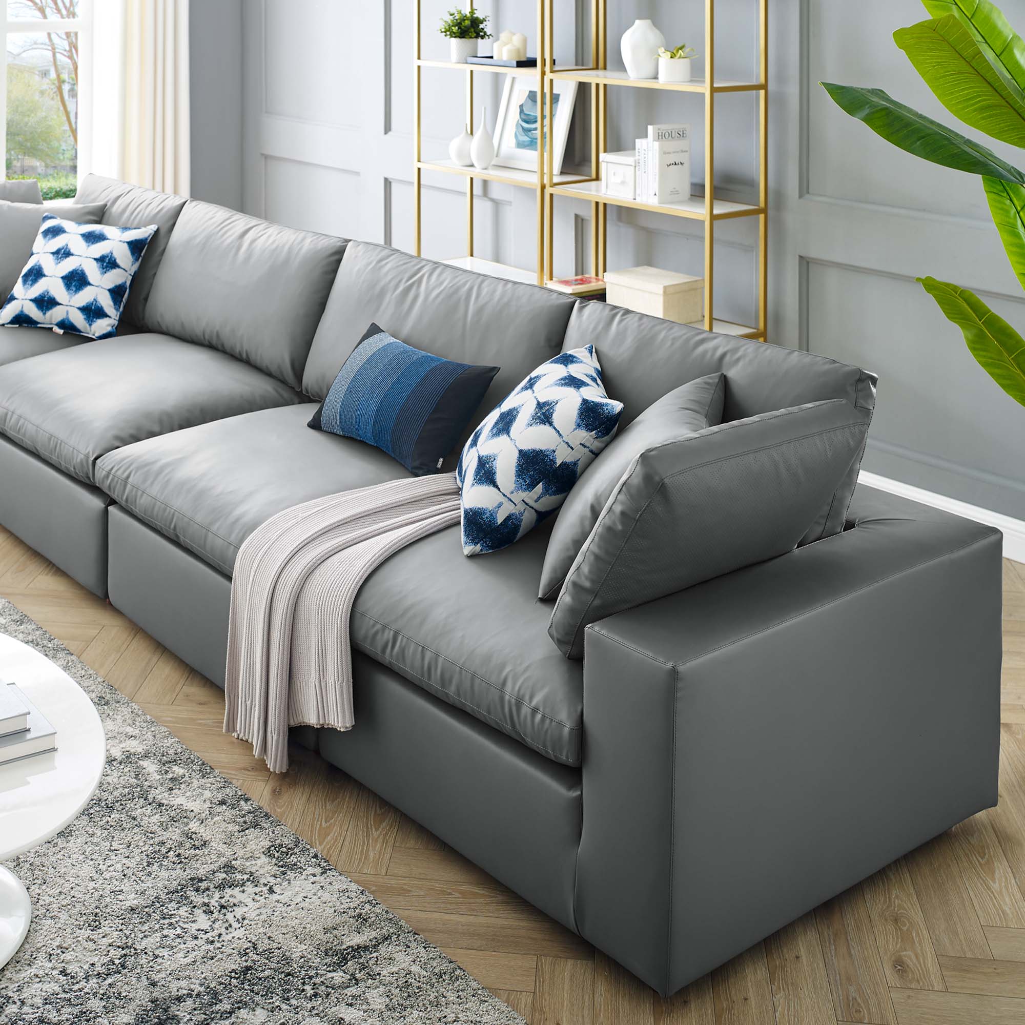 Commix Extra Large Sofa Sectional by Modway