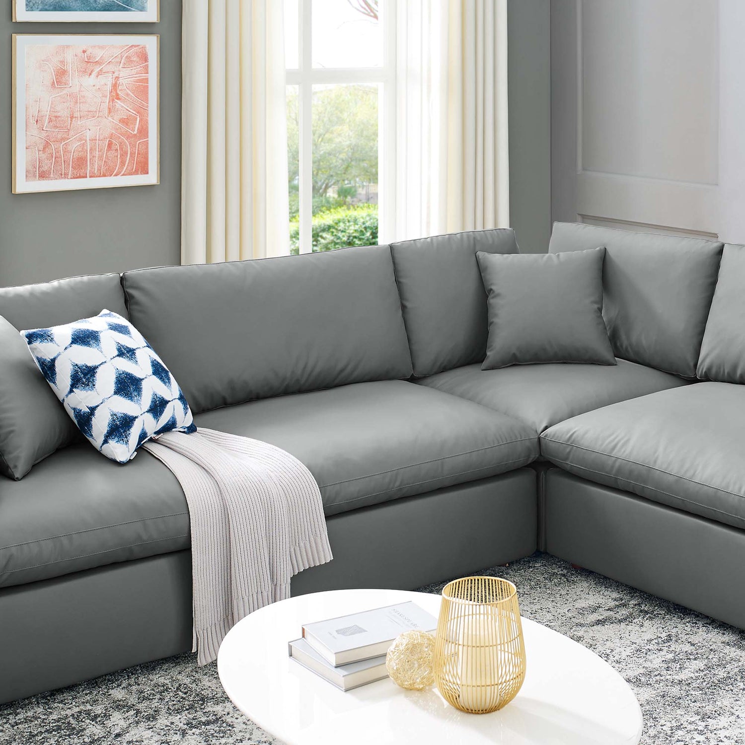 Commix U Shaped Sectional by Modway