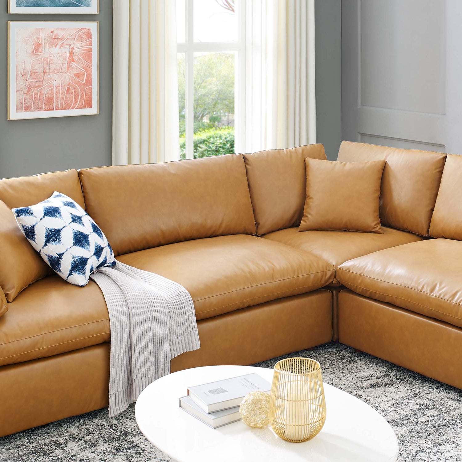 Commix U Shaped Sectional by Modway