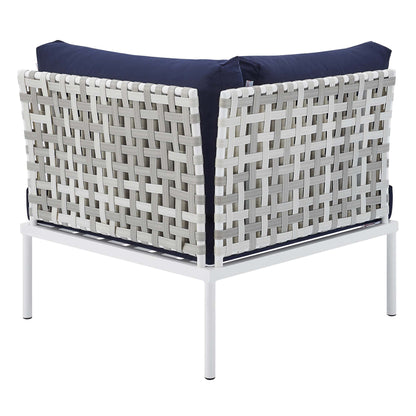 Harmony 7-Piece  Sunbrella¬Æ Basket Weave Outdoor Patio Aluminum Sectional Sofa Set by Modway