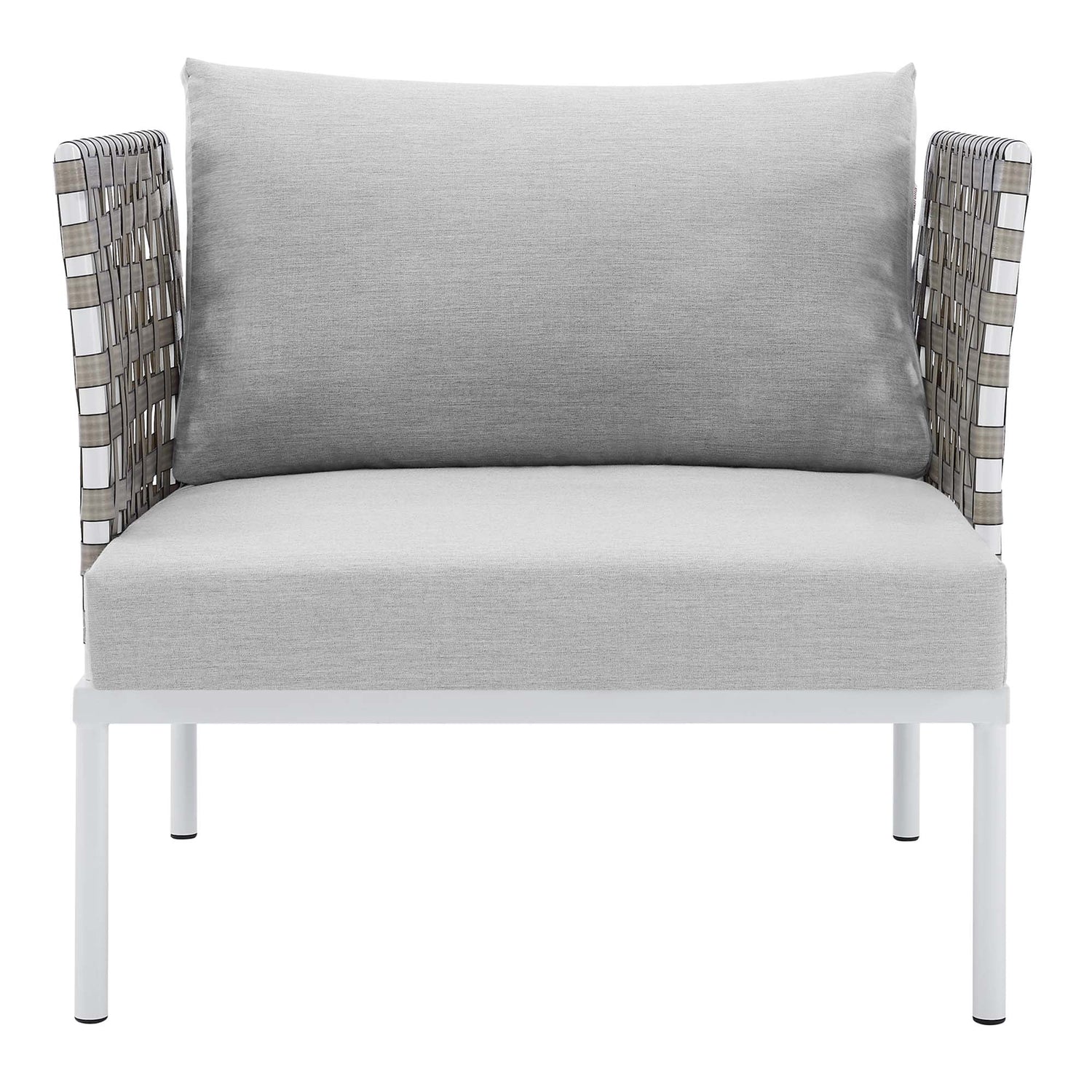 Harmony Sunbrella¬Æ Basket Weave Outdoor Patio Aluminum Armchair by Modway