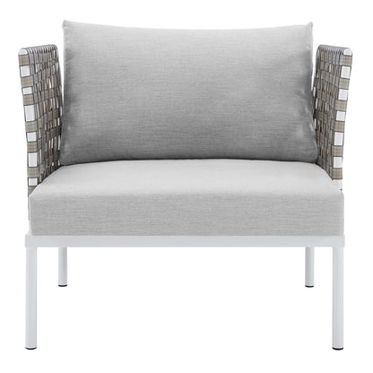 Harmony Sunbrella¬Æ Basket Weave Outdoor Patio Aluminum Armchair by Modway