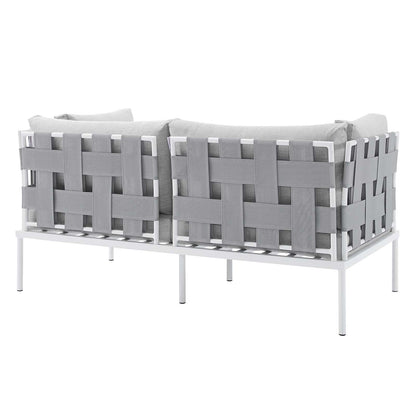 Harmony Sunbrella¬¨√Ü Outdoor Patio Aluminum Loveseat By HouseBean