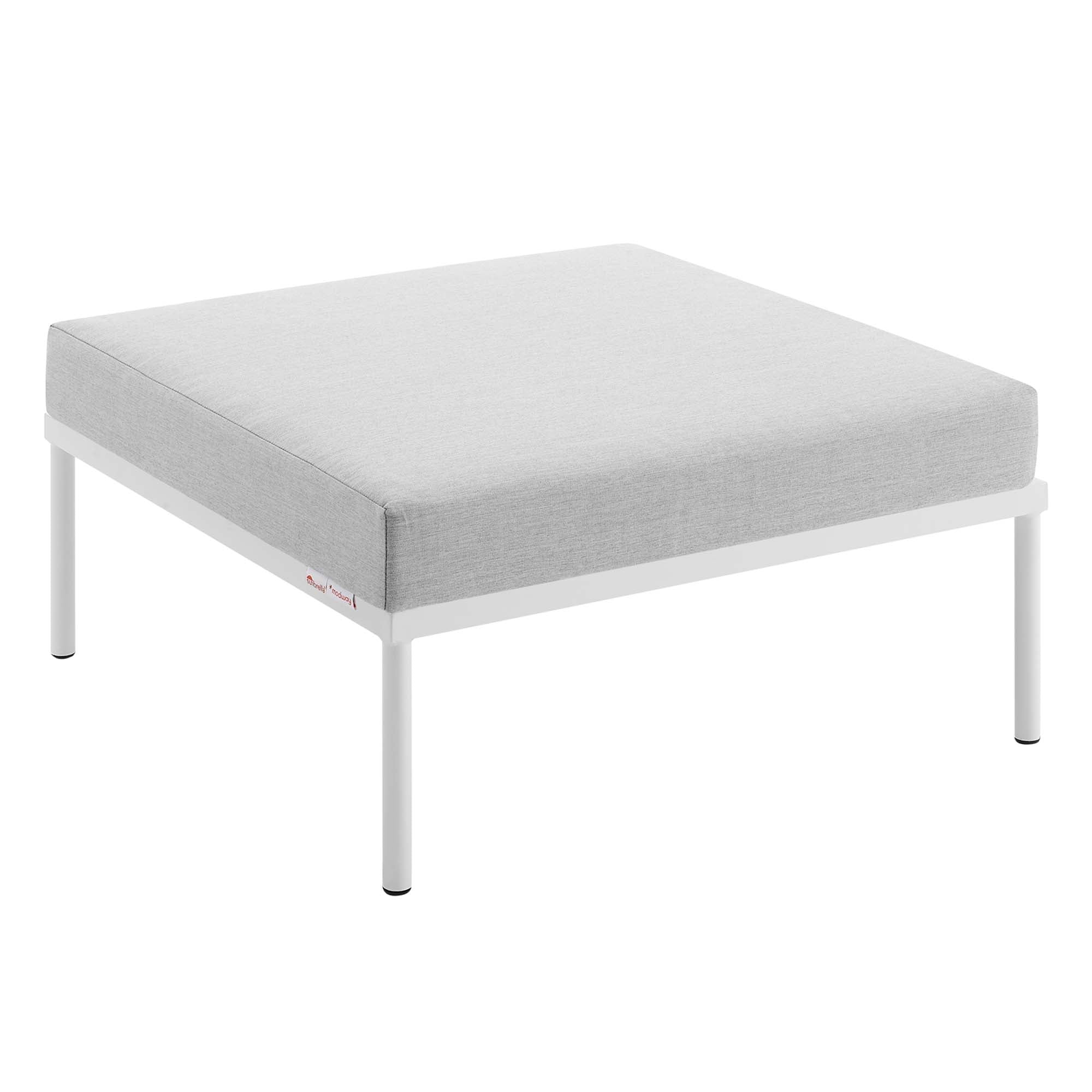 Harmony Sunbrella¬Æ Outdoor Patio Aluminum Ottoman by Modway