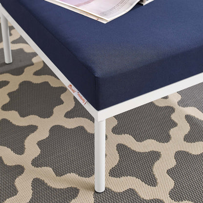 Harmony Sunbrella¬Æ Outdoor Patio Aluminum Ottoman by Modway