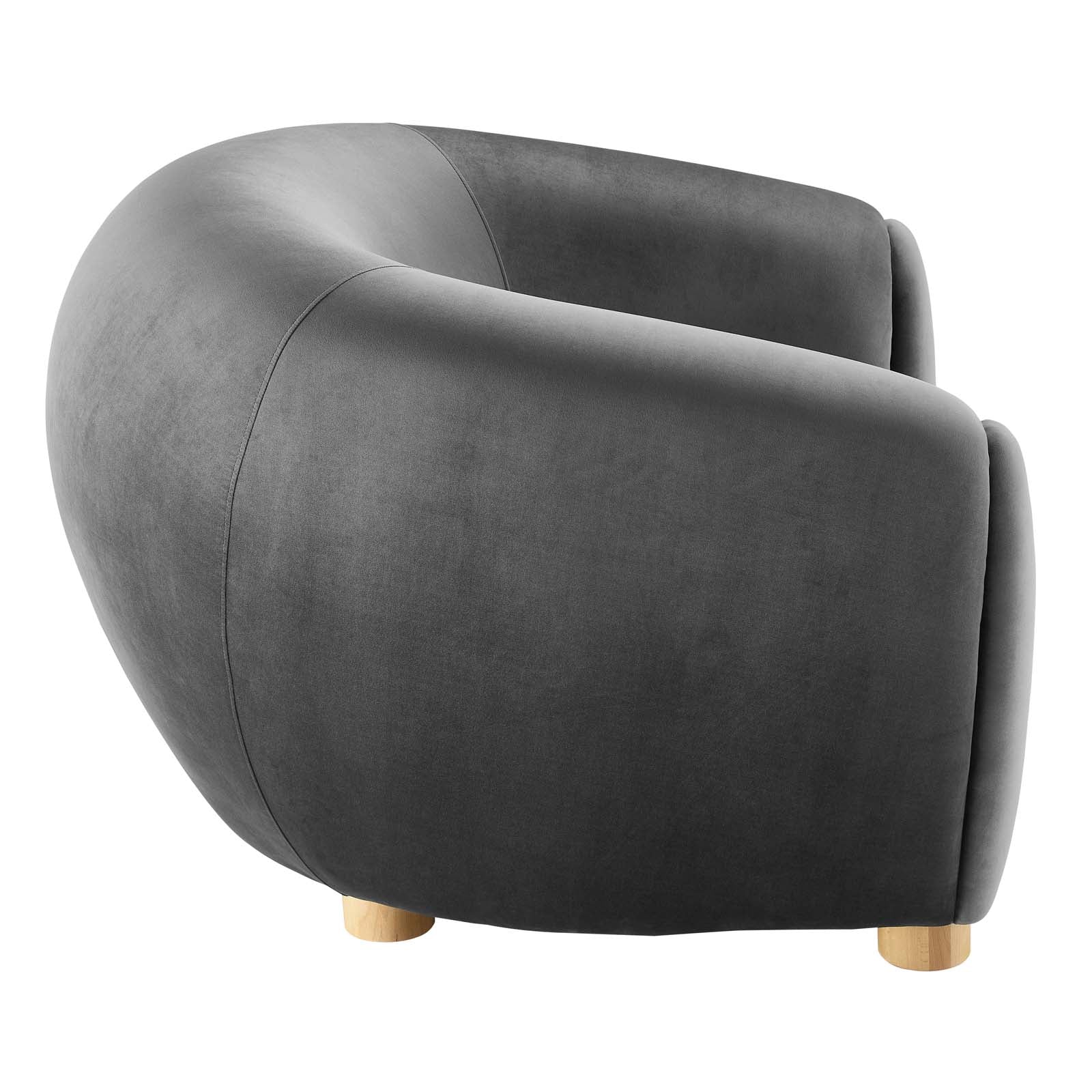 Abundant Performance Velvet Armchair By HouseBean