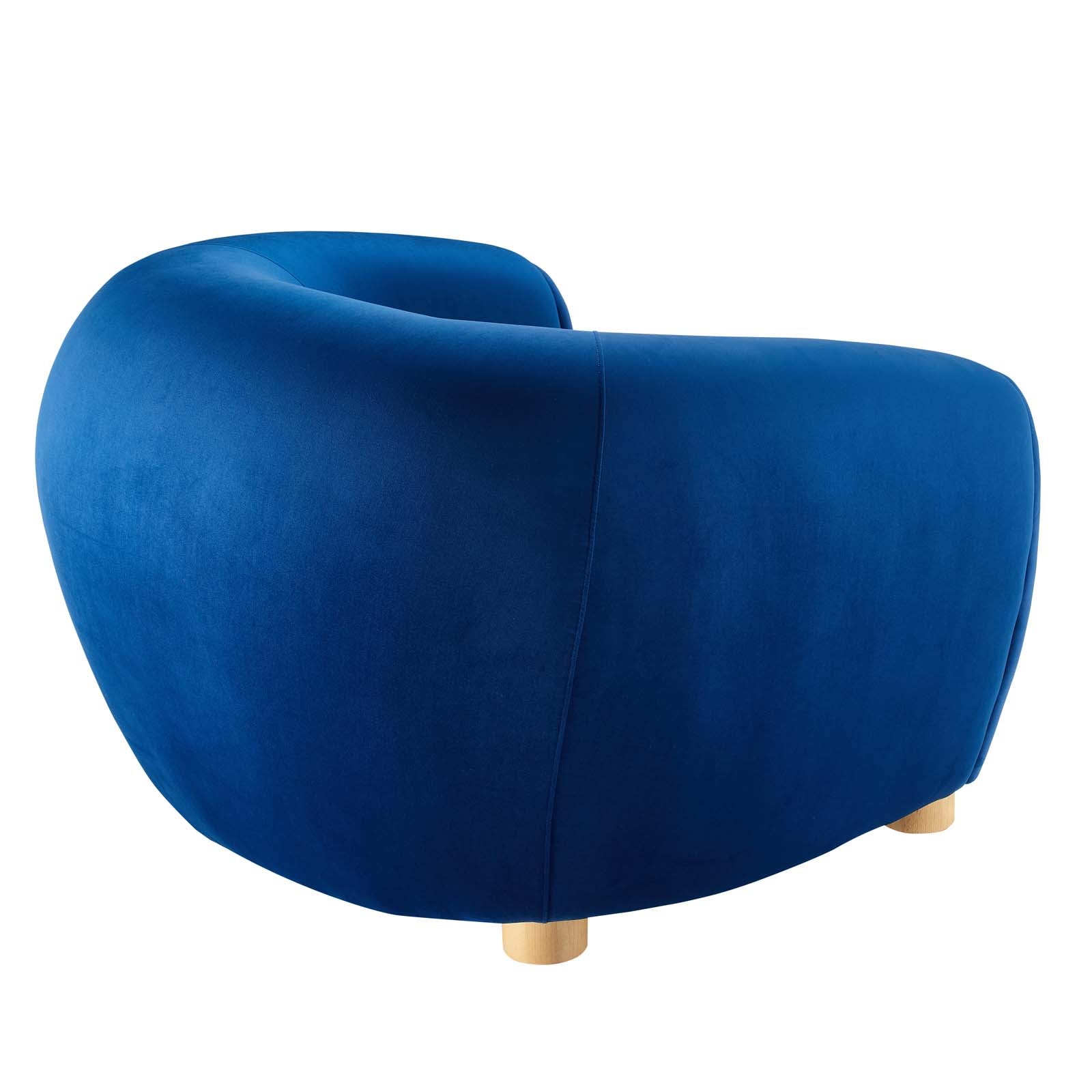 Abundant Performance Velvet Armchair By HouseBean