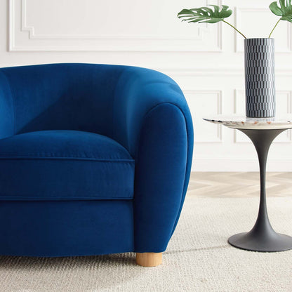 Abundant Performance Velvet Armchair By HouseBean