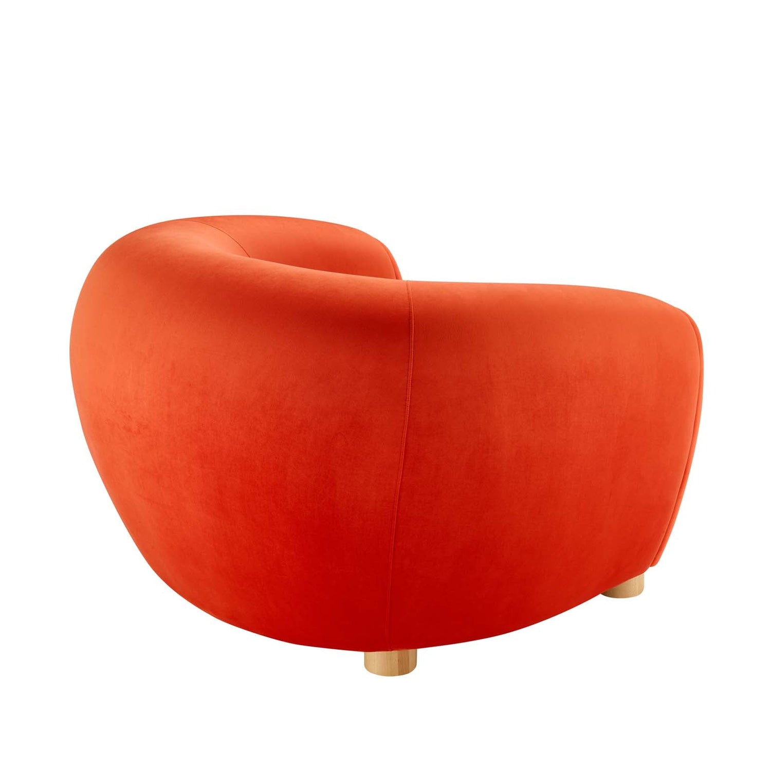 Abundant Performance Velvet Armchair By HouseBean