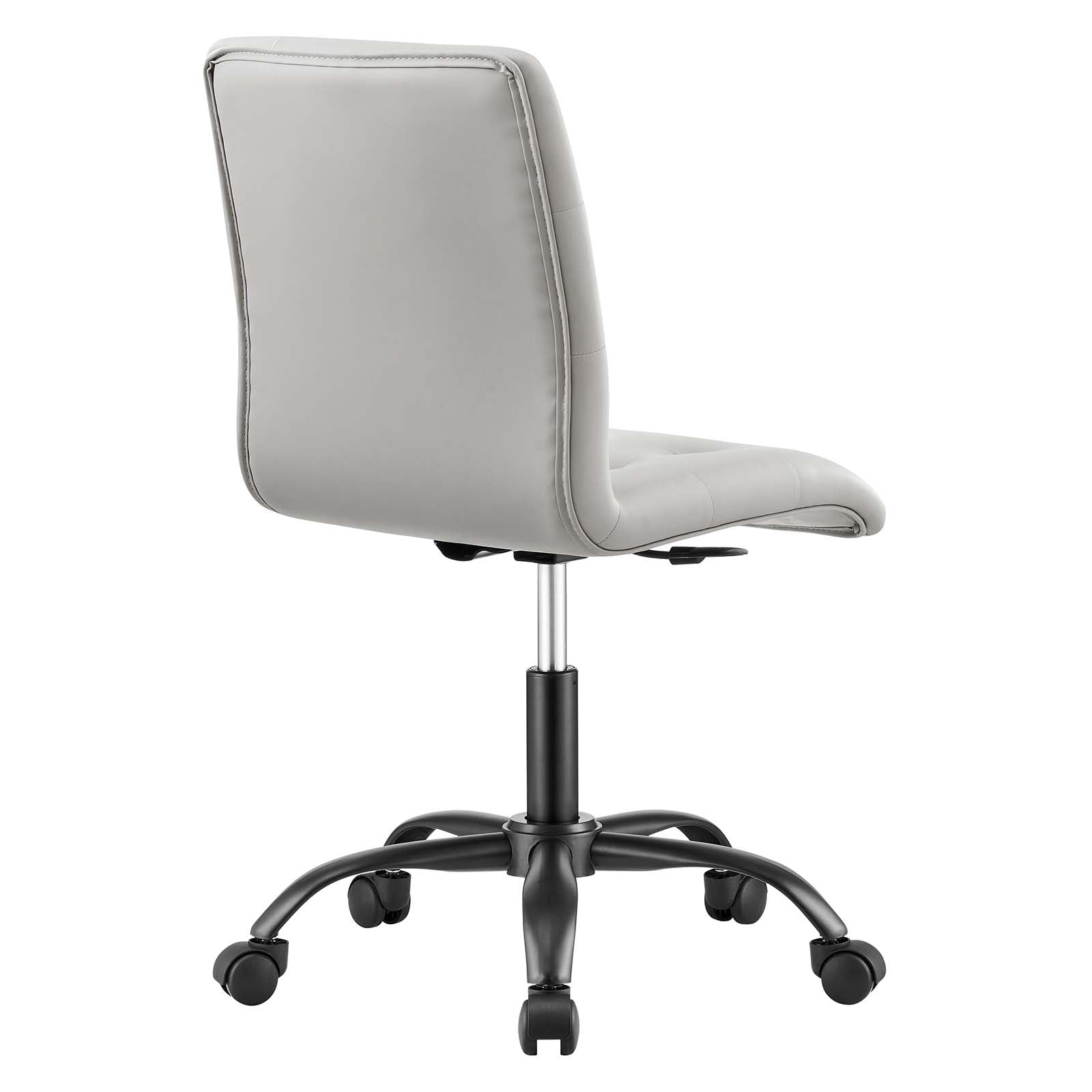 Prim Armless Vegan Leather Office Chair By HouseBean