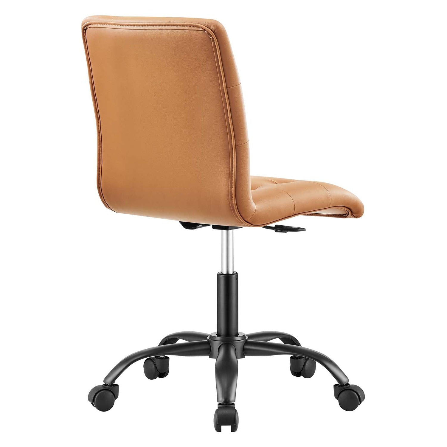 Prim Armless Vegan Leather Office Chair By HouseBean