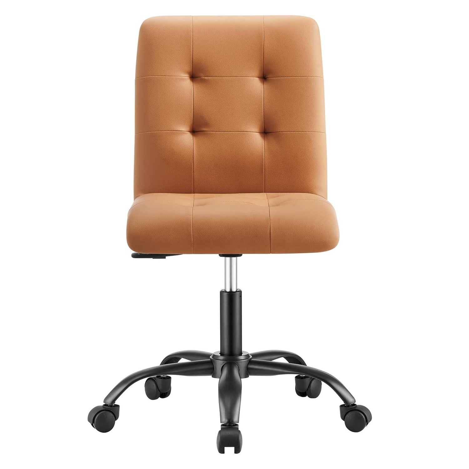 Prim Armless Vegan Leather Office Chair By HouseBean