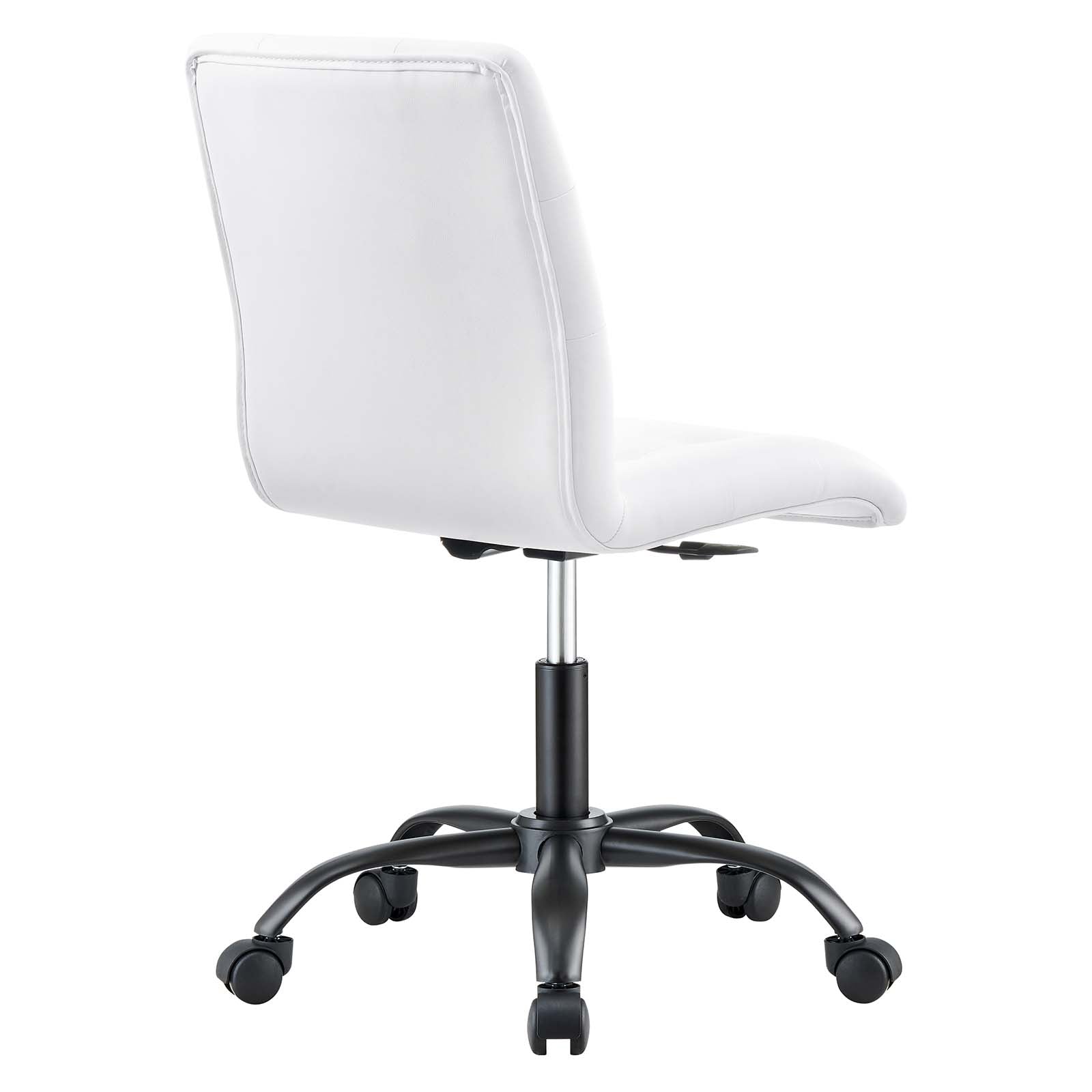 Prim Armless Vegan Leather Office Chair By HouseBean