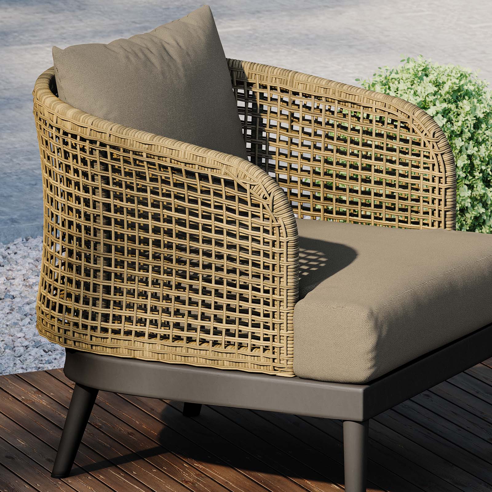 Meadow Outdoor Patio Armchair By HouseBean