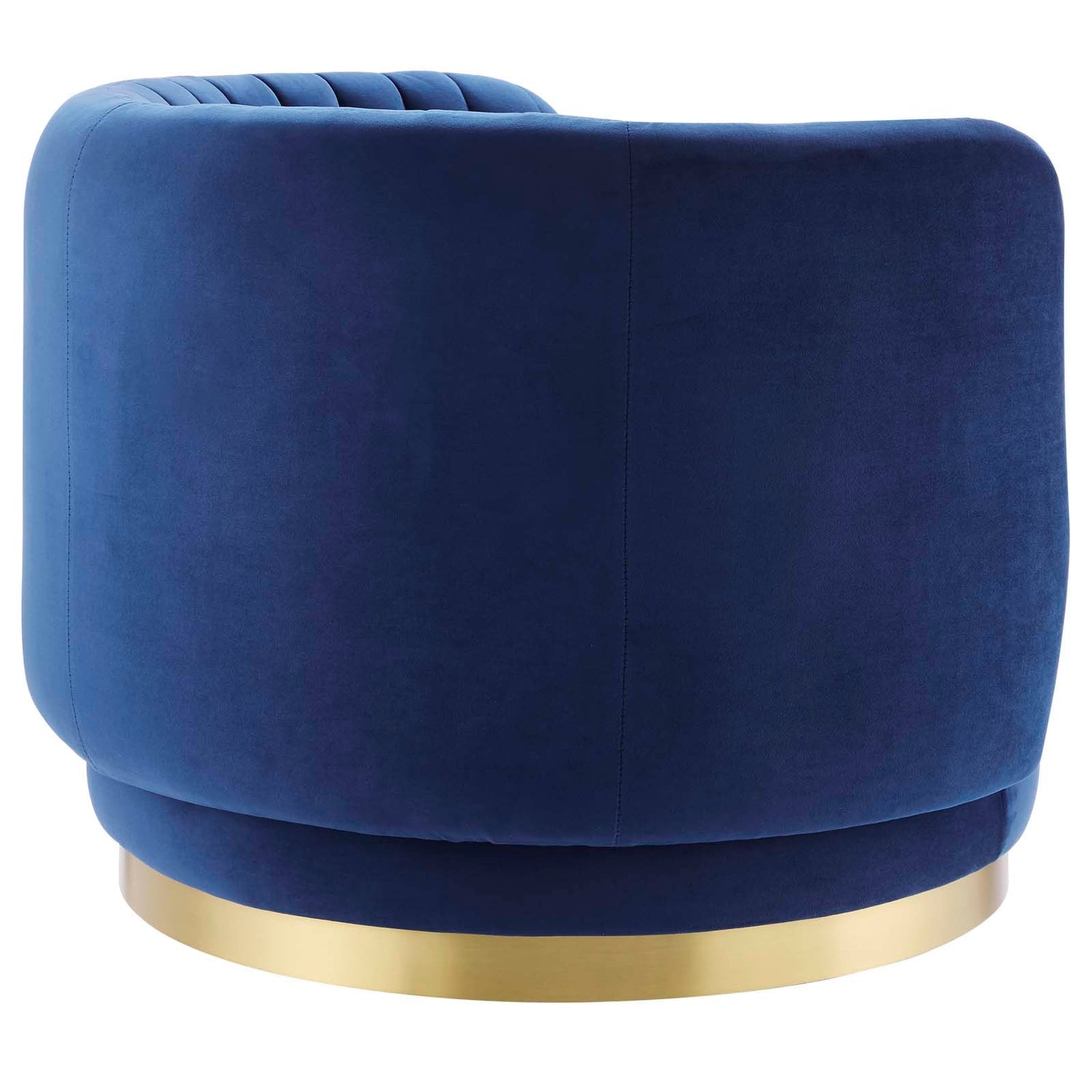 Embrace Tufted Performance Velvet Performance Velvet Swivel Chair By HouseBean