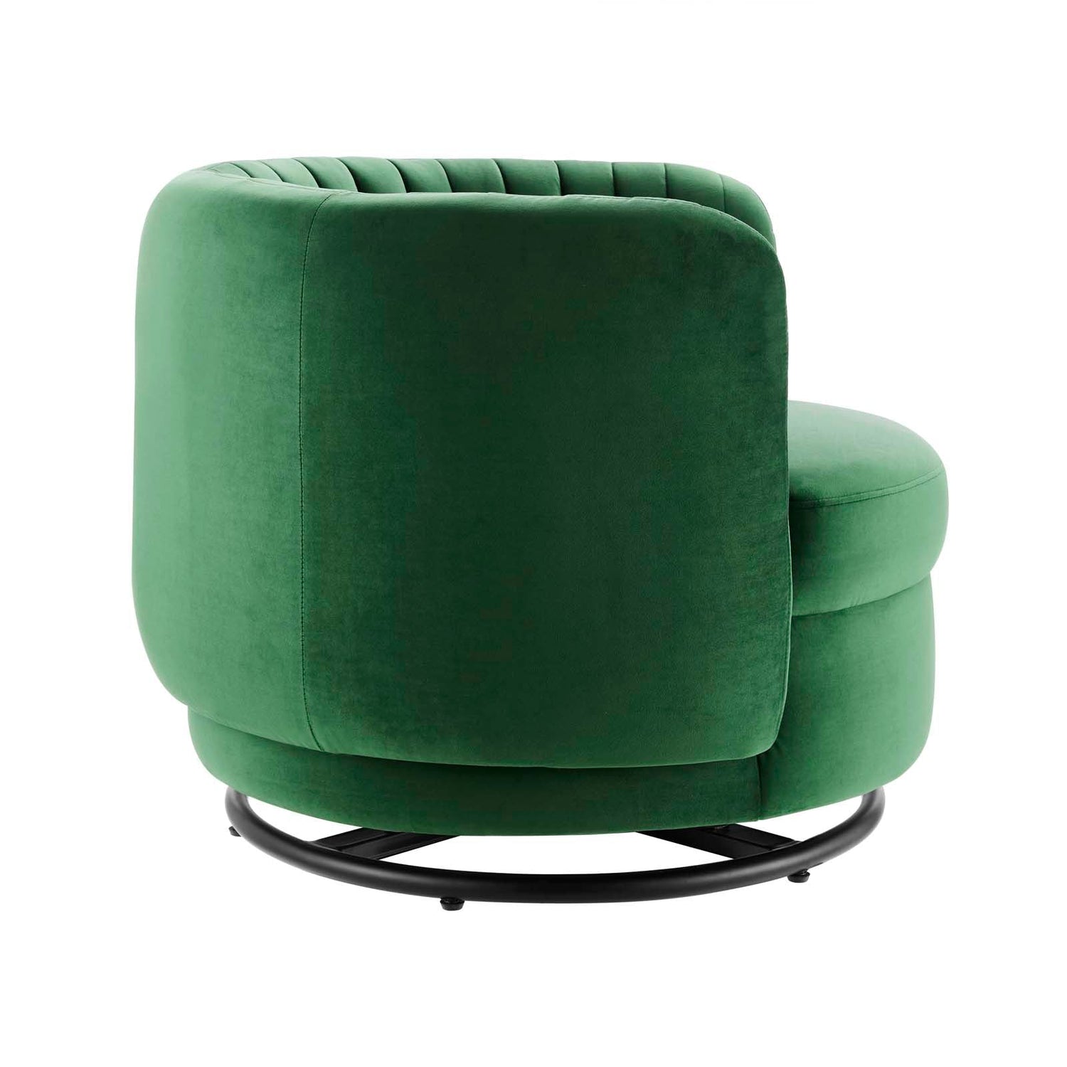 Embrace Tufted Performance Velvet Performance Velvet Swivel Chair By HouseBean