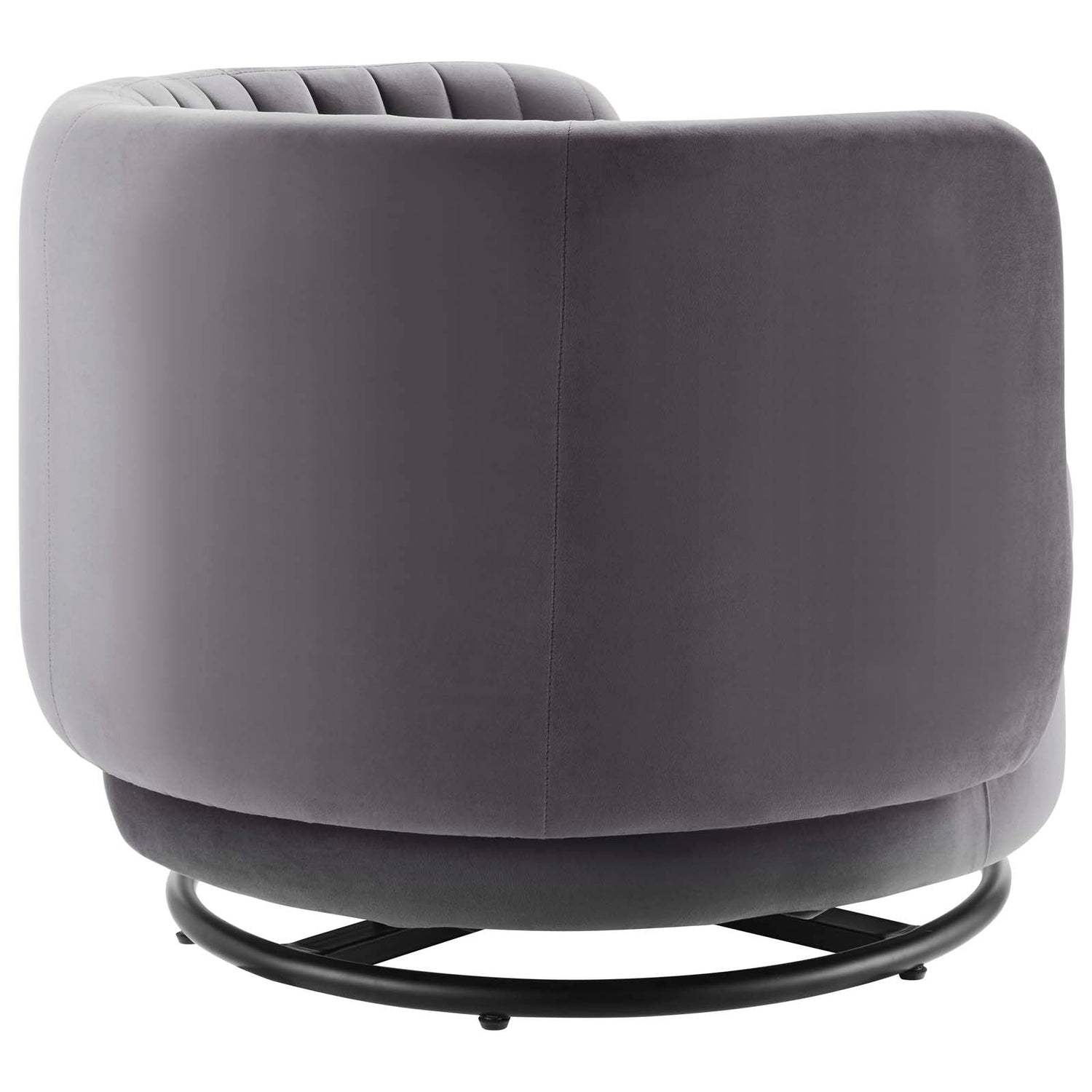 Embrace Tufted Performance Velvet Performance Velvet Swivel Chair By HouseBean