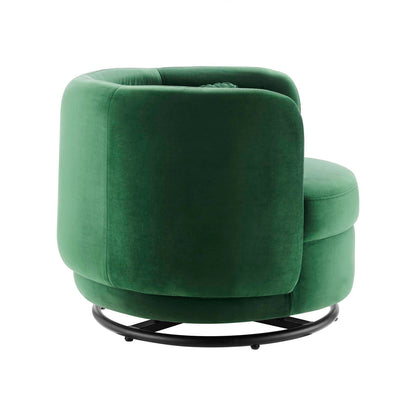 Relish Performance Velvet Performance Velvet Swivel Chair By HouseBean