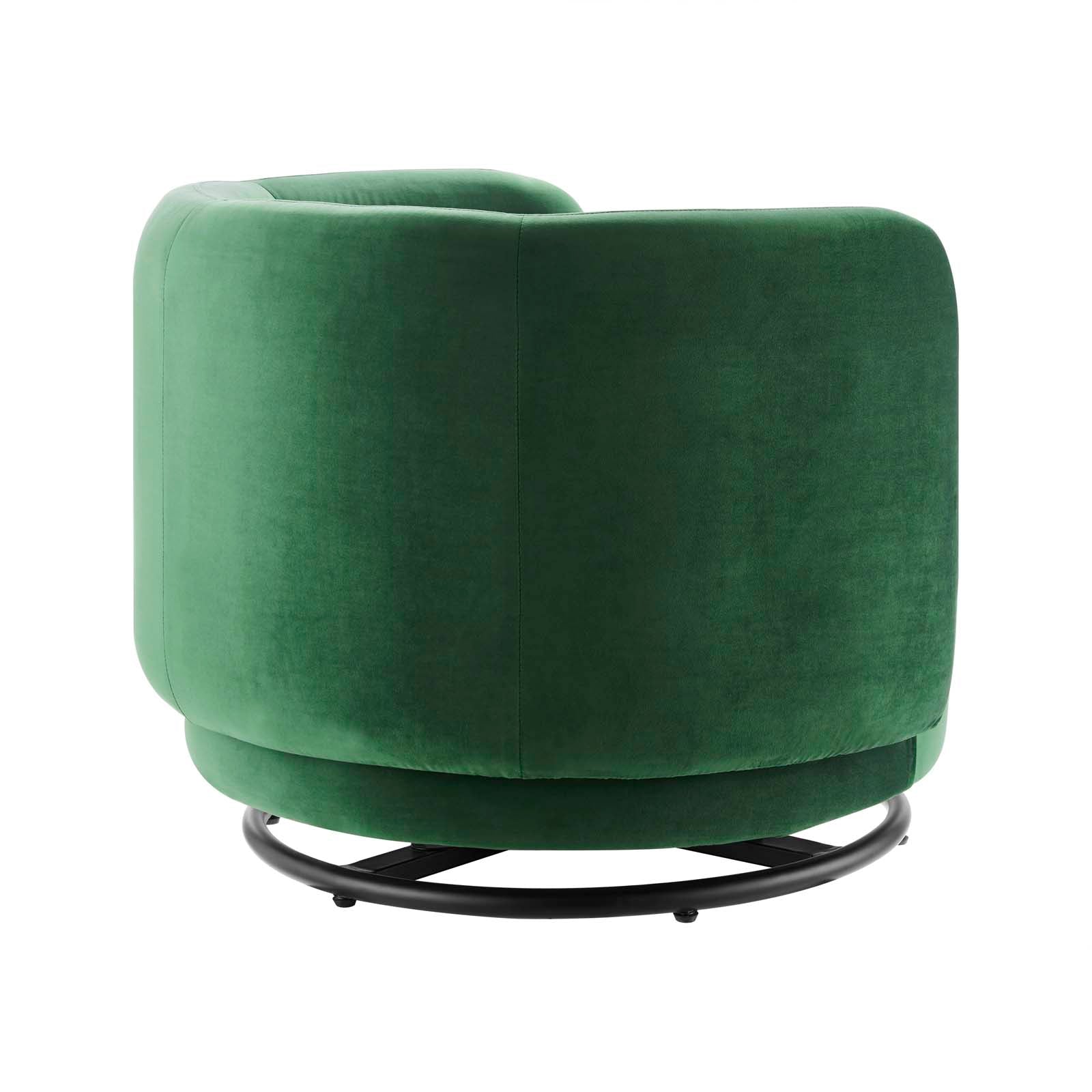 Relish Performance Velvet Performance Velvet Swivel Chair By HouseBean