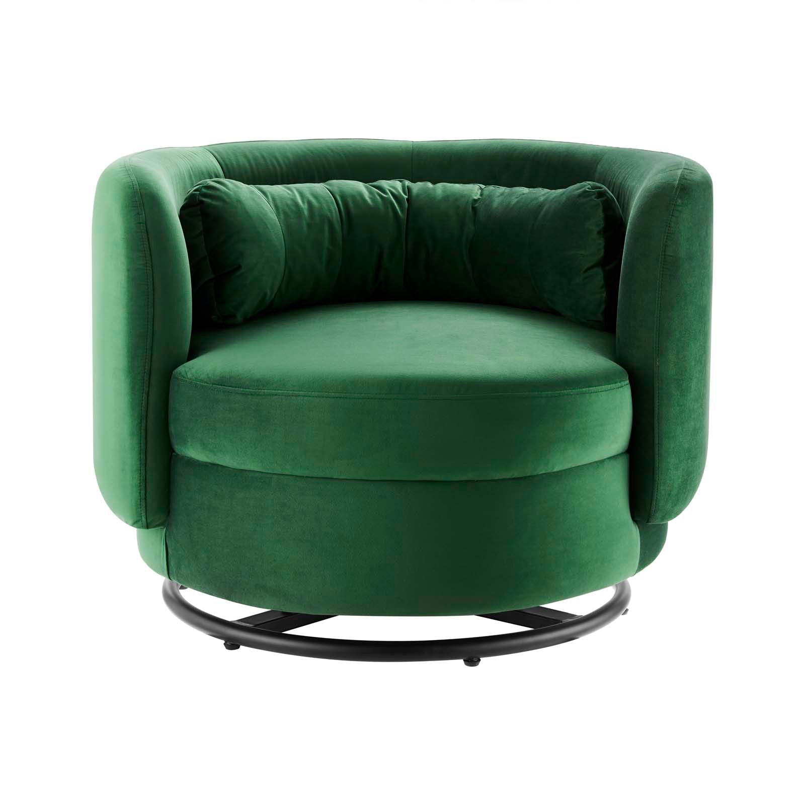 Relish Performance Velvet Performance Velvet Swivel Chair By HouseBean