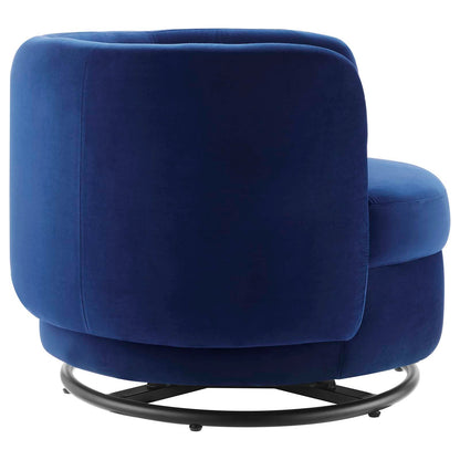 Relish Performance Velvet Performance Velvet Swivel Chair By HouseBean