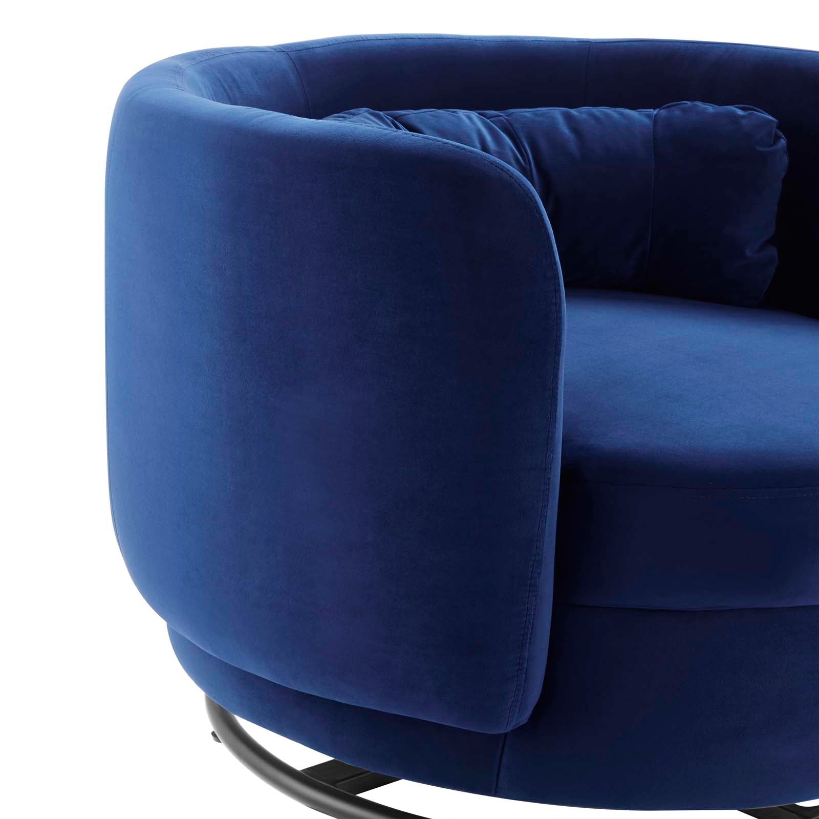 Relish Performance Velvet Performance Velvet Swivel Chair By HouseBean