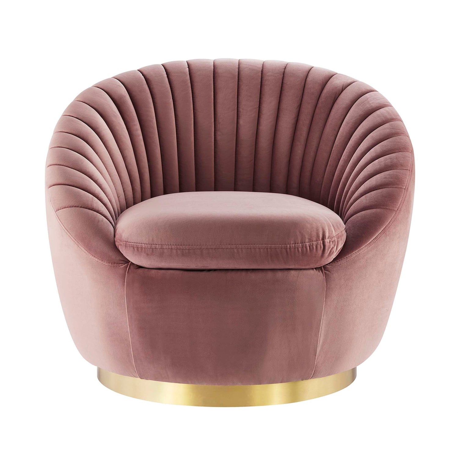 Whirr Tufted Performance Velvet Performance Velvet Swivel Chair by Modway