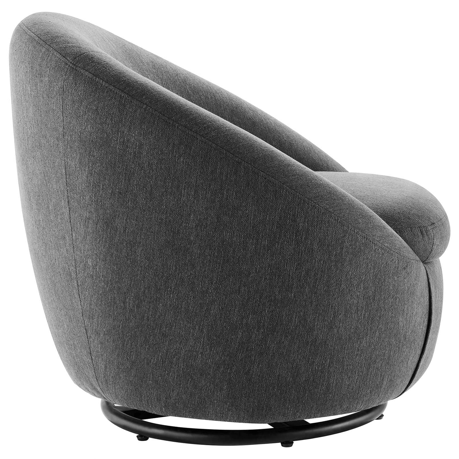 Buttercup Upholstered Fabric Swivel Chair By HouseBean