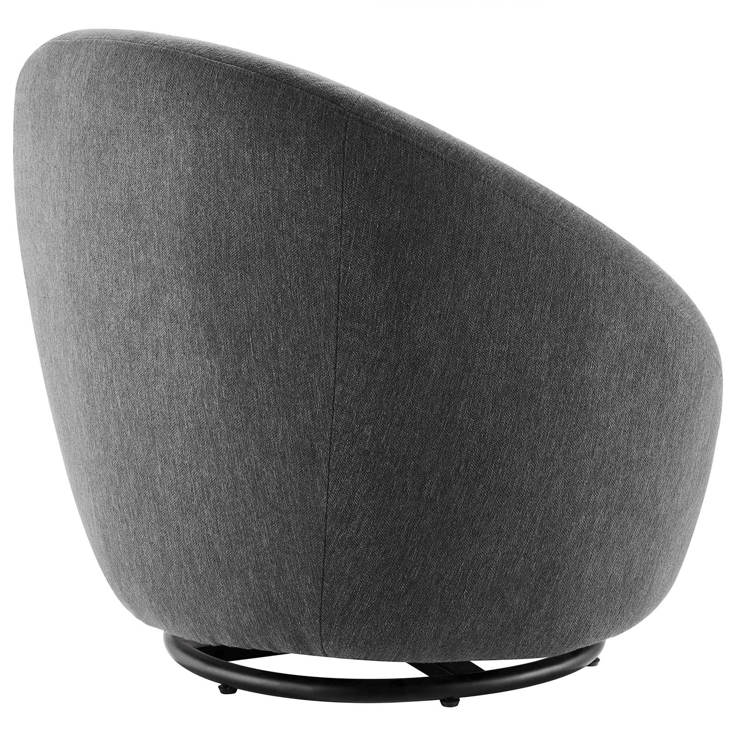 Buttercup Upholstered Fabric Swivel Chair By HouseBean