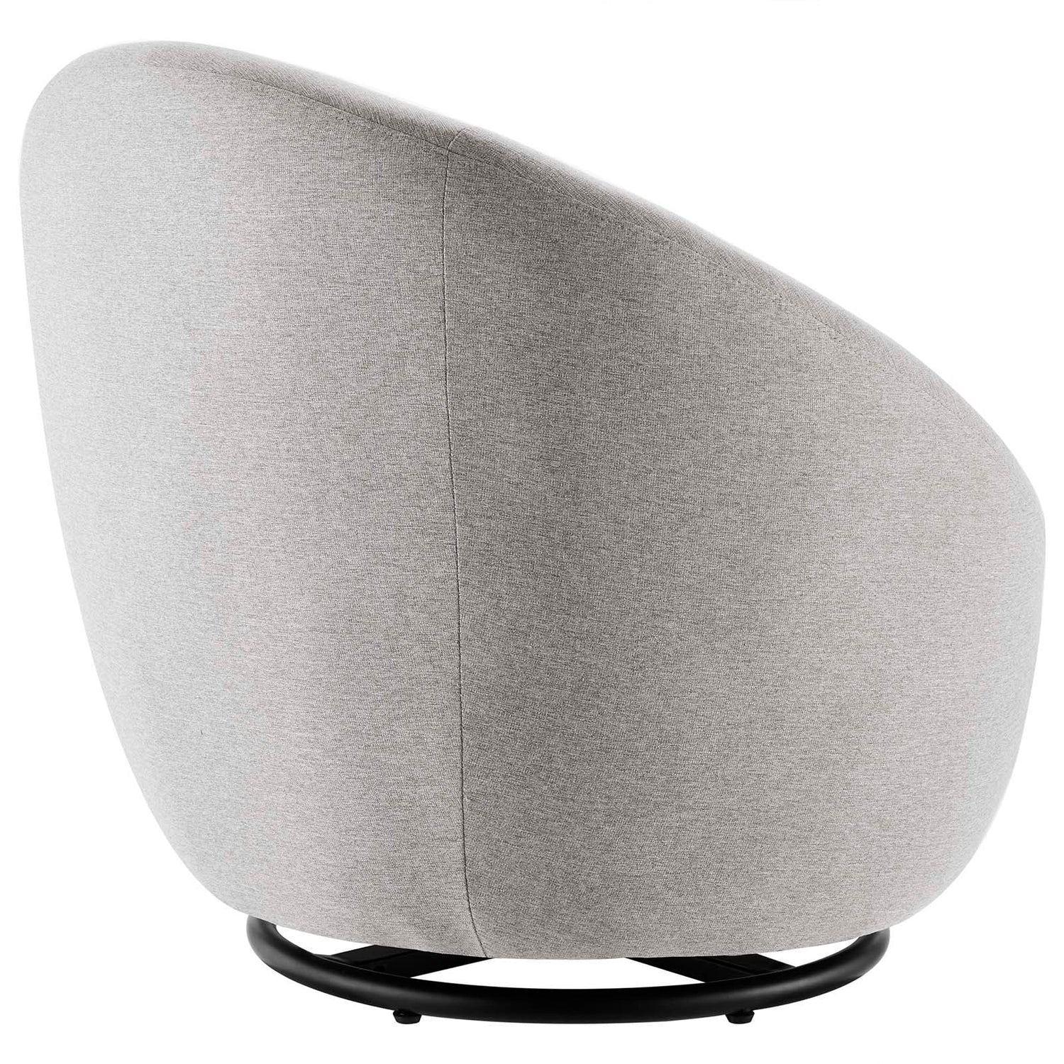 Buttercup Upholstered Fabric Swivel Chair By HouseBean