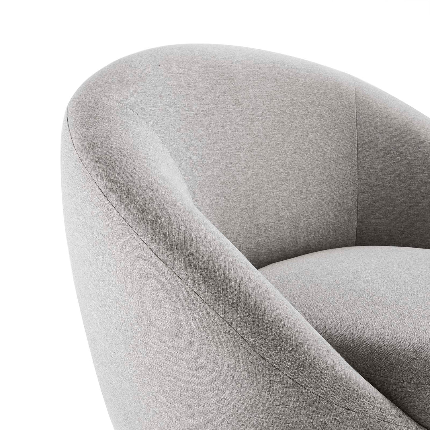 Buttercup Upholstered Fabric Swivel Chair By HouseBean