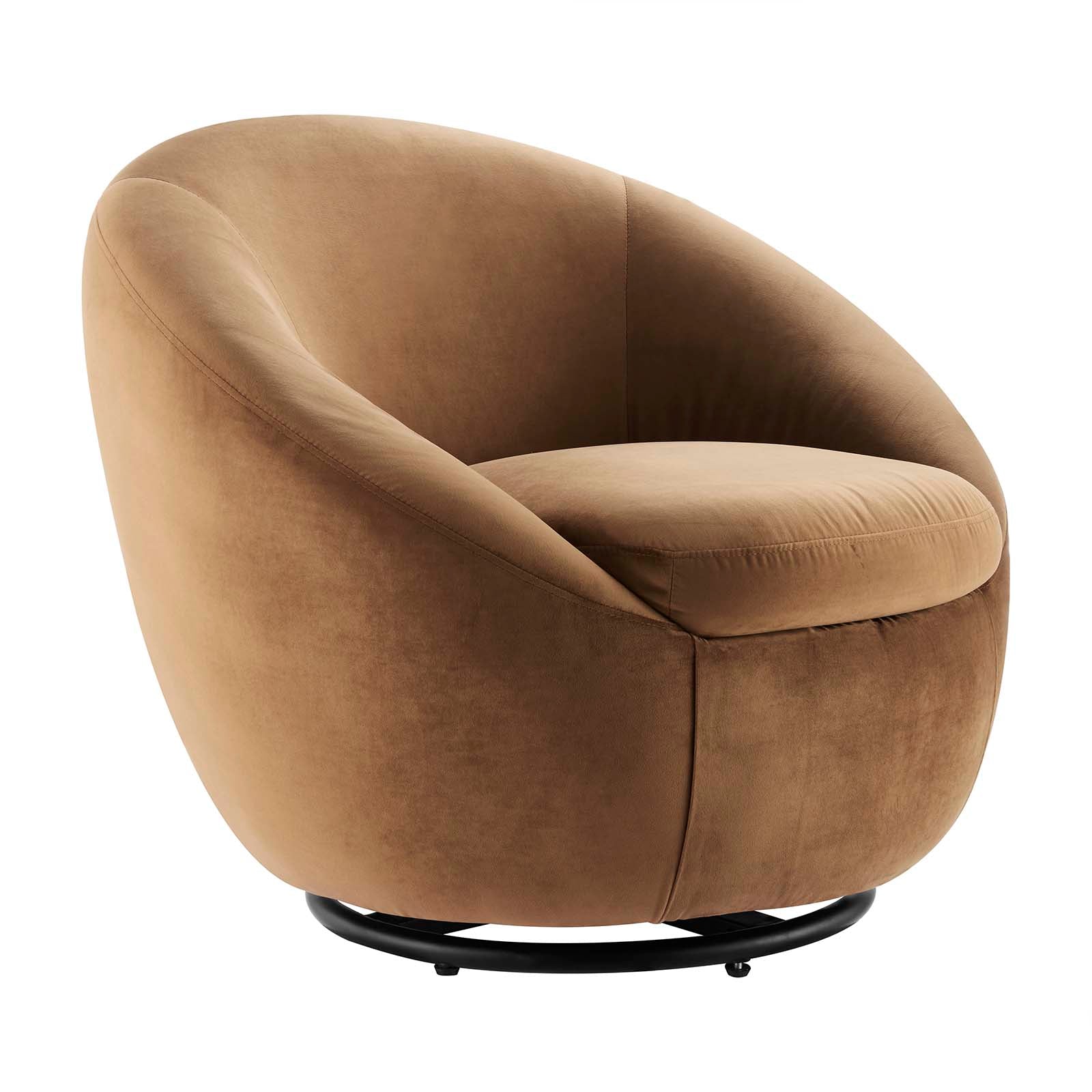 Buttercup Performance Velvet Performance Velvet Swivel Chair By HouseBean