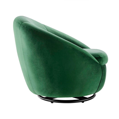 Buttercup Performance Velvet Performance Velvet Swivel Chair By HouseBean