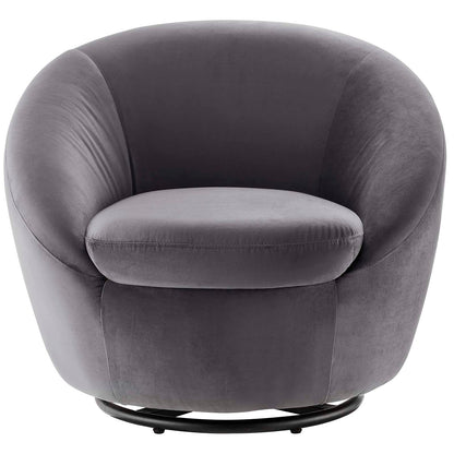 Buttercup Performance Velvet Performance Velvet Swivel Chair By HouseBean