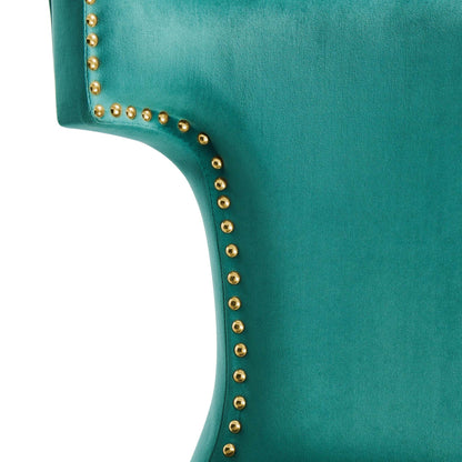 Curve Performance Velvet Dining Chairs - Set of 2 by Modway