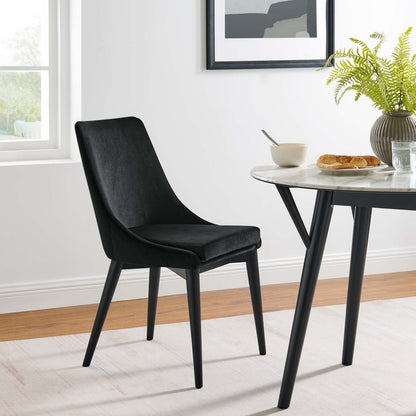 Viscount Performance Velvet Dining Chair By HouseBean